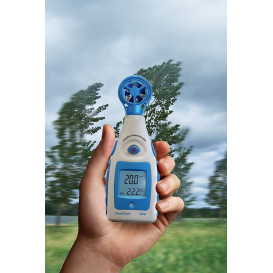 Anemómetro/Termómetro Digital Medidor de velocidad del viento