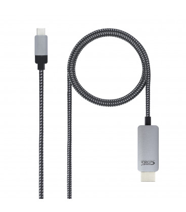 Cable USB-C a HDMI DP2.0  Negro (1.8 m.)