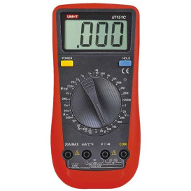 Multimetro Digital 1000Vdc, 600Vac, 10Adc/ac, Temperatura