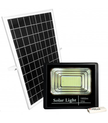 Foco LED 100W a Batería con Placa Solar