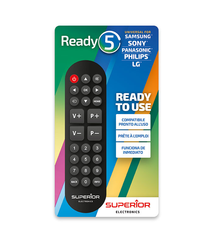 READY5/SIMPLE de Superior - Mando Universal TV LG, SAMSUNG