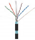 Bobina 305m Cable FTP Cat6 Rigido EXTERIOR CCA NEGRO