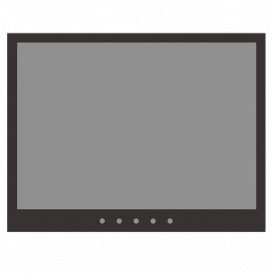 Monitor LED 10in 16:10 1280x800 VGA HDMI SVIDEO BNC