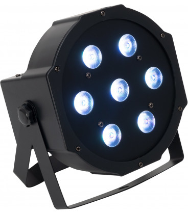 Foco PAR LED Plano RGBW 7x10W