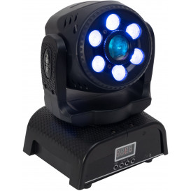 Cabeza Móvil LED Spot Wash DMX RGBW+W