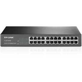 Switch Ethernet 24P 10/100 Enracable