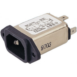 Base IEC 320 + filtro de línea RFI/EMI 10A