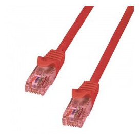Cable Red Latiguillo RJ45 UTP Cat6  3m ROJO