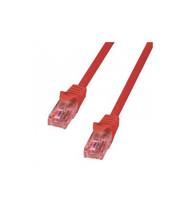 Cable Red Latiguillo RJ45 UTP Cat6  3m ROJO