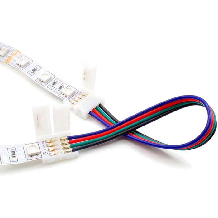 Conector Empalme Tira Led RGB (precio 5 Unidades)