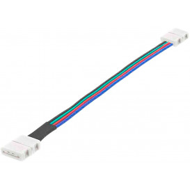 Conector Empalme Tira Led RGB con Cables 2 termin