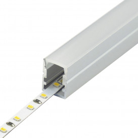 Perfil LED Superficie 10x13mm Opal 2m
