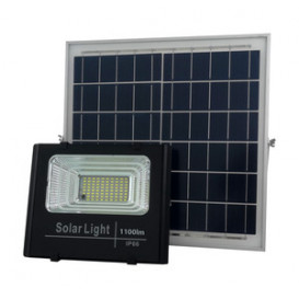 Foco LED 40W a Batería con Placa Solar IP65 con Sensor PIR