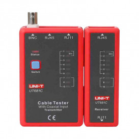 Tester Cables Red RJ45 y Telefono RJ11 y BNC UT681C