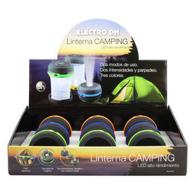 Linterna Camping LED con soporte Varios Colores