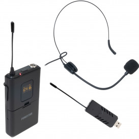 Microfono Inalambrico Diadema UHF por USB FONESTAR