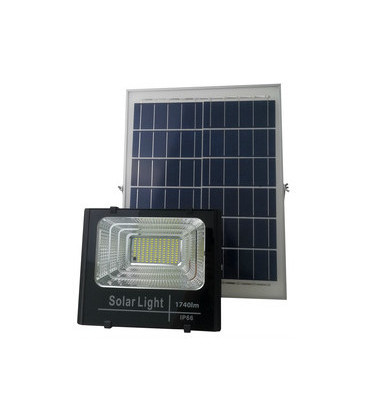 Foco LED 60W a Batería con Placa Solar IP65 con Sensor PIR