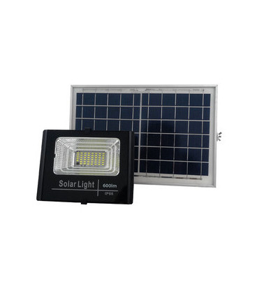Foco LED 25W a Batería con Placa Solar IP65 Sensor PIR