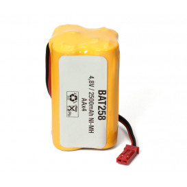 Bateria Ni-Mh  Pack 4,8Vdc 2500mA AAx4