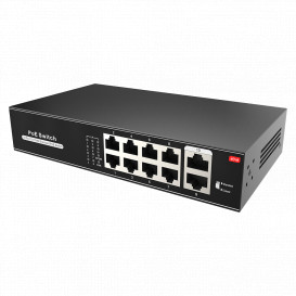 Switch PoE Ethernet 8P + 2 Uplink ECO