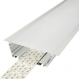 Perfil LED Empotrable 125,15x35mm Opal 2m