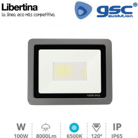 Foco LED 100W 6500K 8000lm IP65 LIBERTINA