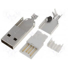 Conector USB A Macho para Soldar