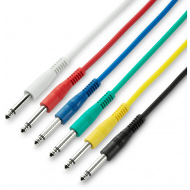 More about Juego 6 Cables JACK 6,3mm MONO 1,20m ADAM
