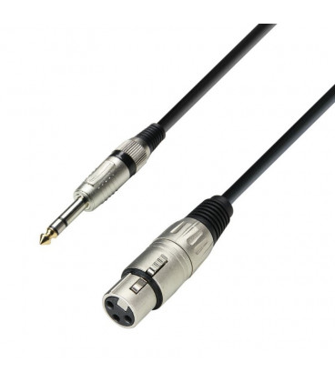 Cable XLR Hembra a JACK 6.3 Macho ST 1m