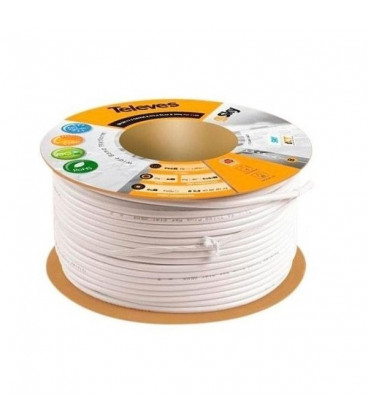 Cable Coaxial TV T100PLUS BLANCO (250m)