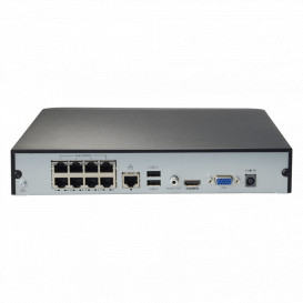 NVR  8Ch IP 8Mpx 50Mbps PoE UNIARCH
