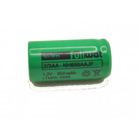 More about Bateria Recargable 1/2AA  2/3AA 1,2V 650mAh NI-MH