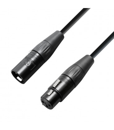 Cable XLR Macho a XLR Hembra 2,5m Krystal Edition