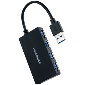 Hub USB 3.0 4xUSB3.0 NANOCABLE