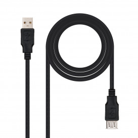 Cable Prolongador USB 2.0 A Macho a Hembra 1m