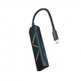 HUB USB-C 2xUSB-A+USB-C CARGA+HDMI