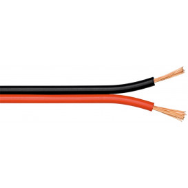 Cable Paralelo 2x0,75mm  ROJO/NEGRO CCA (Bobina 10m)