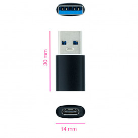 Adaptador USB-A 3.1 a USB-C NANOCABLE