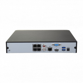 NVR  4Ch IP 8Mpx 80Mbps PoE UNIVIEW