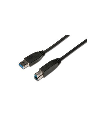 Cable USB 3.0 A a USB B Macho 1,8m