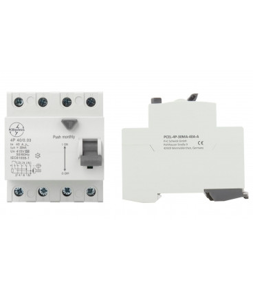 Interruptor Automatico Diferencial RCCB 3P+N 40A 240Vac