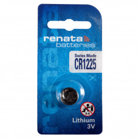 Pila Litio CR1225 RENATA 3V 48mA medidas 2,5x12,5mm
