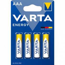 Pila LR03 AAA VARTA ENERGY Alcalina (10 Blister de 4 pilas)