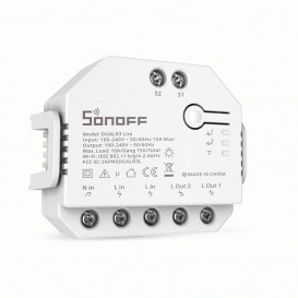 More about Interruptor Doble WiFi Persianas SONOFF DUAL-R3-Lite