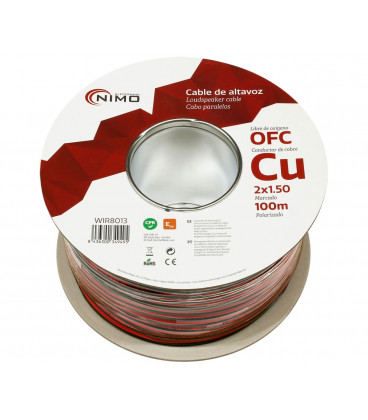 Cable Paralelo 2x1,5mm OFC ROJO/NEGRO (100m)