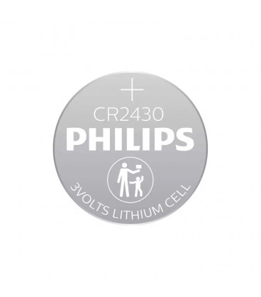 Pila Litio CR2430 PHILIPS 3Vdc (Blister 1 pila)