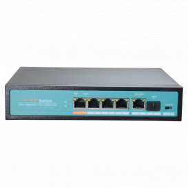 More about Switch PoE Gigabit 4P+1P RJ45 +SFP