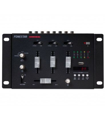 Mezclador 3IN USB/MP3/BT FONESTAR MIX-3DJ