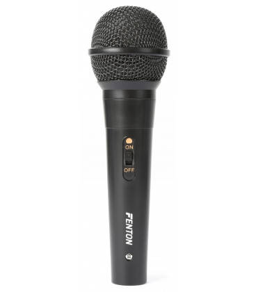 Microfono Mano Dinamico NEGRO FENTON DM100