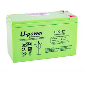 Bateria PLOMO 12V 9A UPS/Sais 151x65x95mm U-POWER  (10363 DSK)